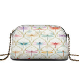Shineful Dragonfly Garden Leather Crossbody Bag