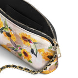 Shineful Radiant Sunflora Leather Crossbody Bag