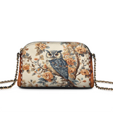 Shineful Imperial Owl Leather Crossbody Bag