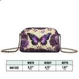 Shineful Antique Elegance Leather Crossbody Bag