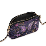 Shineful Midnight Bloom Leather Crossbody Bag