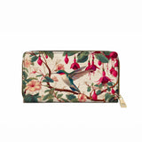 Shineful Fuchsia Waltz Leather Wallet