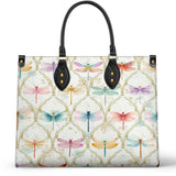 Shineful Dragonfly Garden Leather Bag
