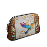 Shineful Leather Crossbody Bag Hummingbird Luminous Haven