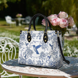 Shineful Whispers Of The Garden Leather Bag