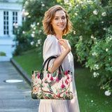 Shineful Fuchsia Waltz Leather Bag