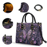 Shineful Midnight Bloom Leather Bag