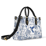 Shineful Whispers Of The Garden Leather Bag