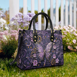 Shineful Midnight Bloom Leather Bag